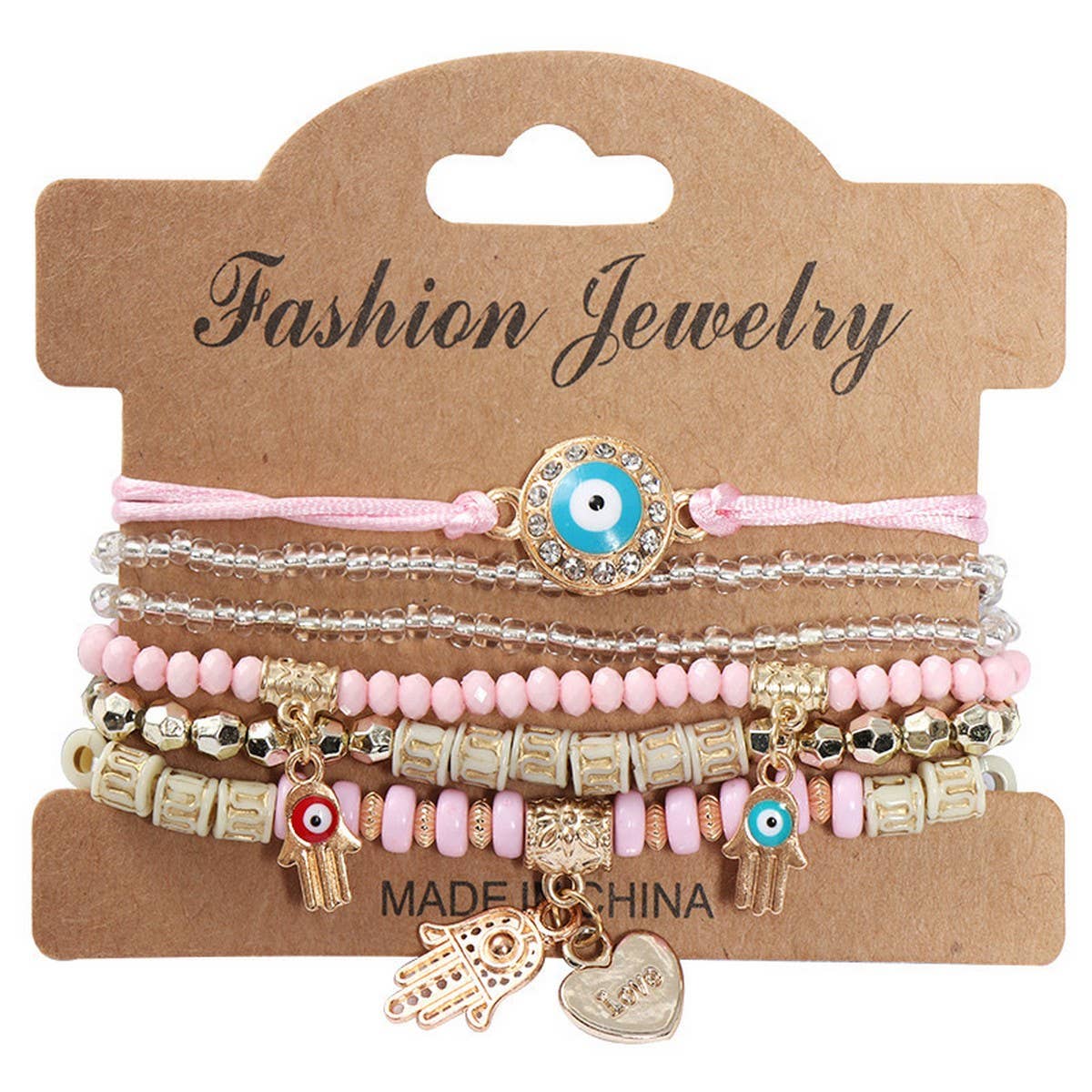 BOHEMIAN DEVIL EYE BEADED BRACELET_CWAJE1249