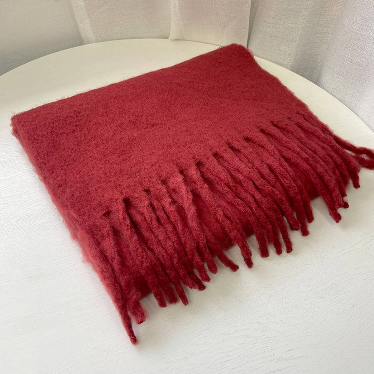 Soft Mohair Feel Scarf - Cozy Winter Wrap_CWASC0323