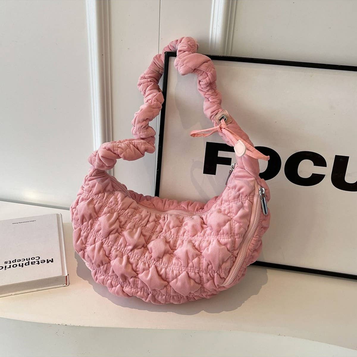 Fluffy Cloud Handbag Women Crossbody Shoulder Bag_CUAB00571