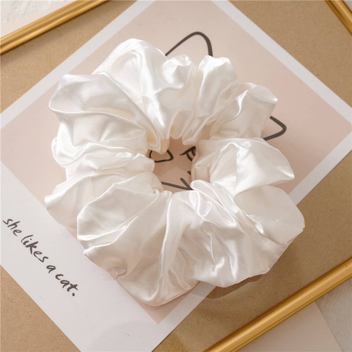 LARGE SATIN HAIRBAND CLOTH RING HAIR ACCESSORIES_CWAHA4166