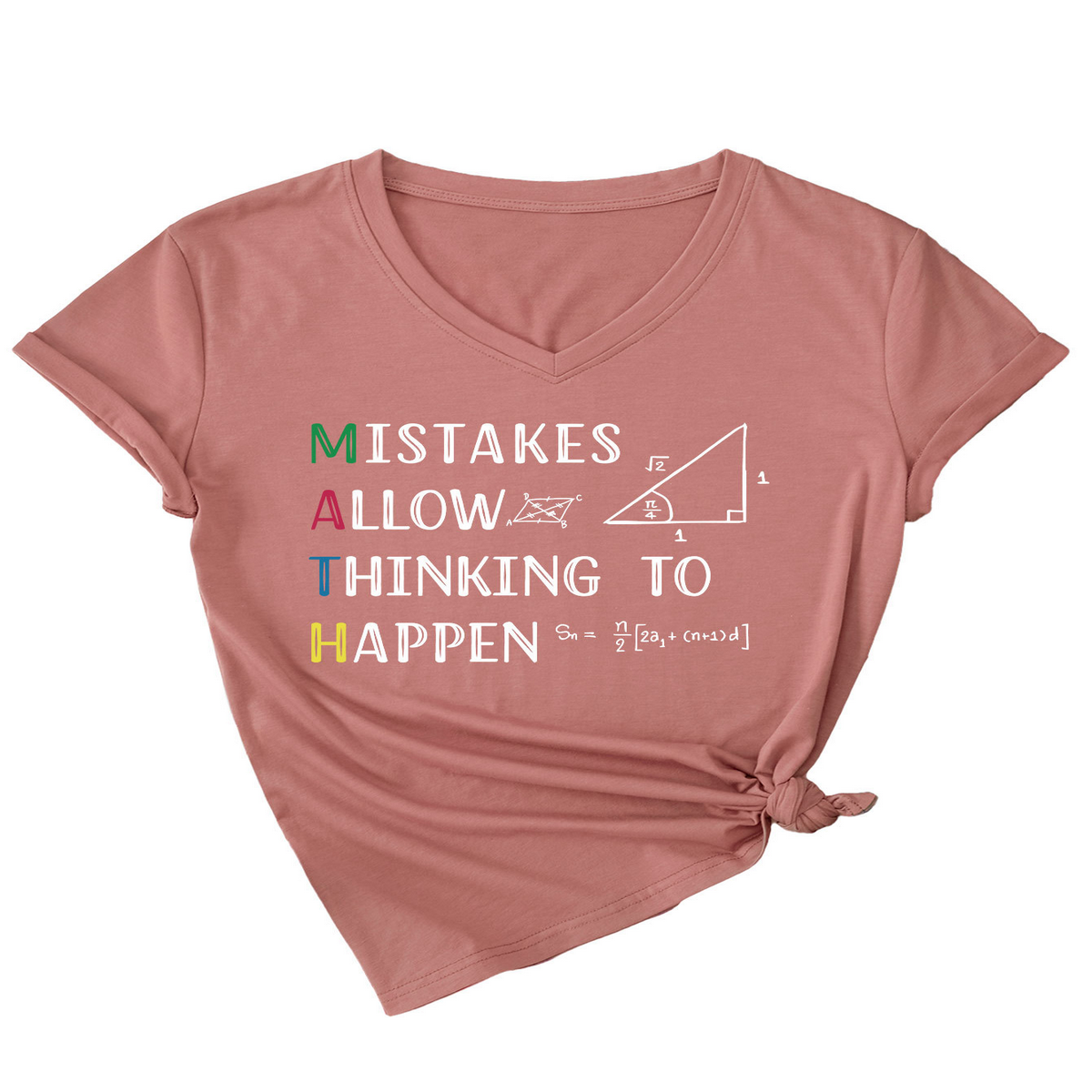 Women?™s V-Neck Graphic Tee, Summer Casual Fit_CWTTS1487