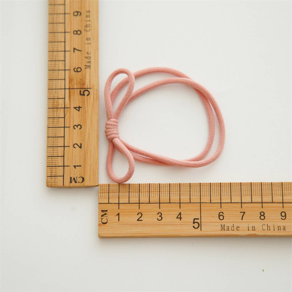 4 PIECES OF CANDY-COLORED SIMPLE HAIR TIES_CWAHA1130