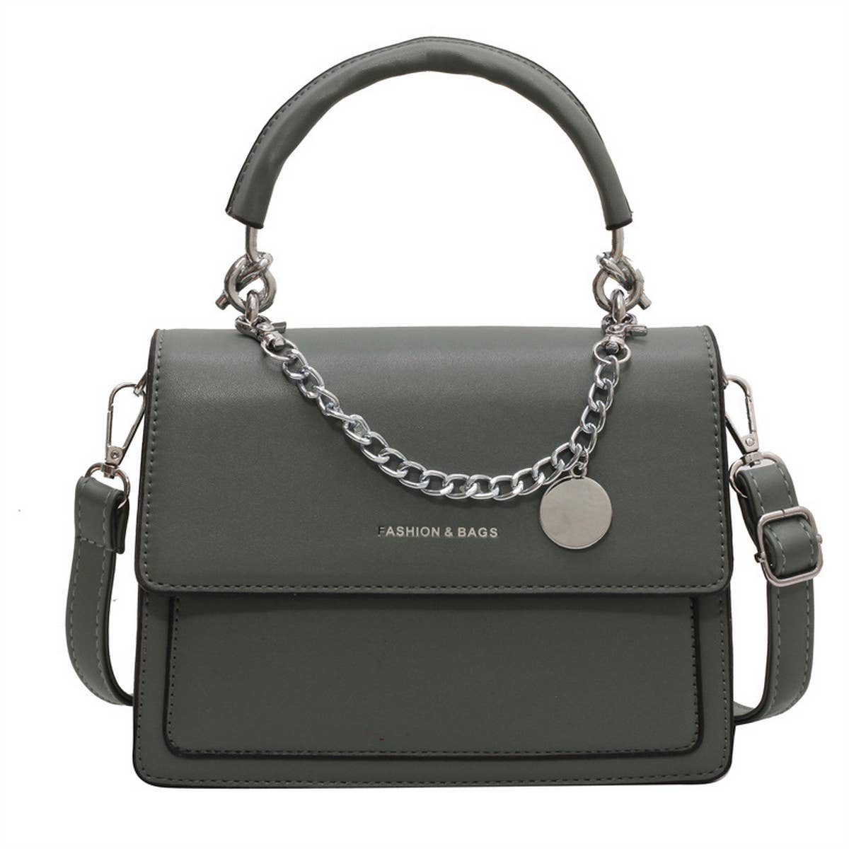 WOMEN CHAIN SHOULDER CROSSBODY SMALL SQUARE BAG_CWAB1548