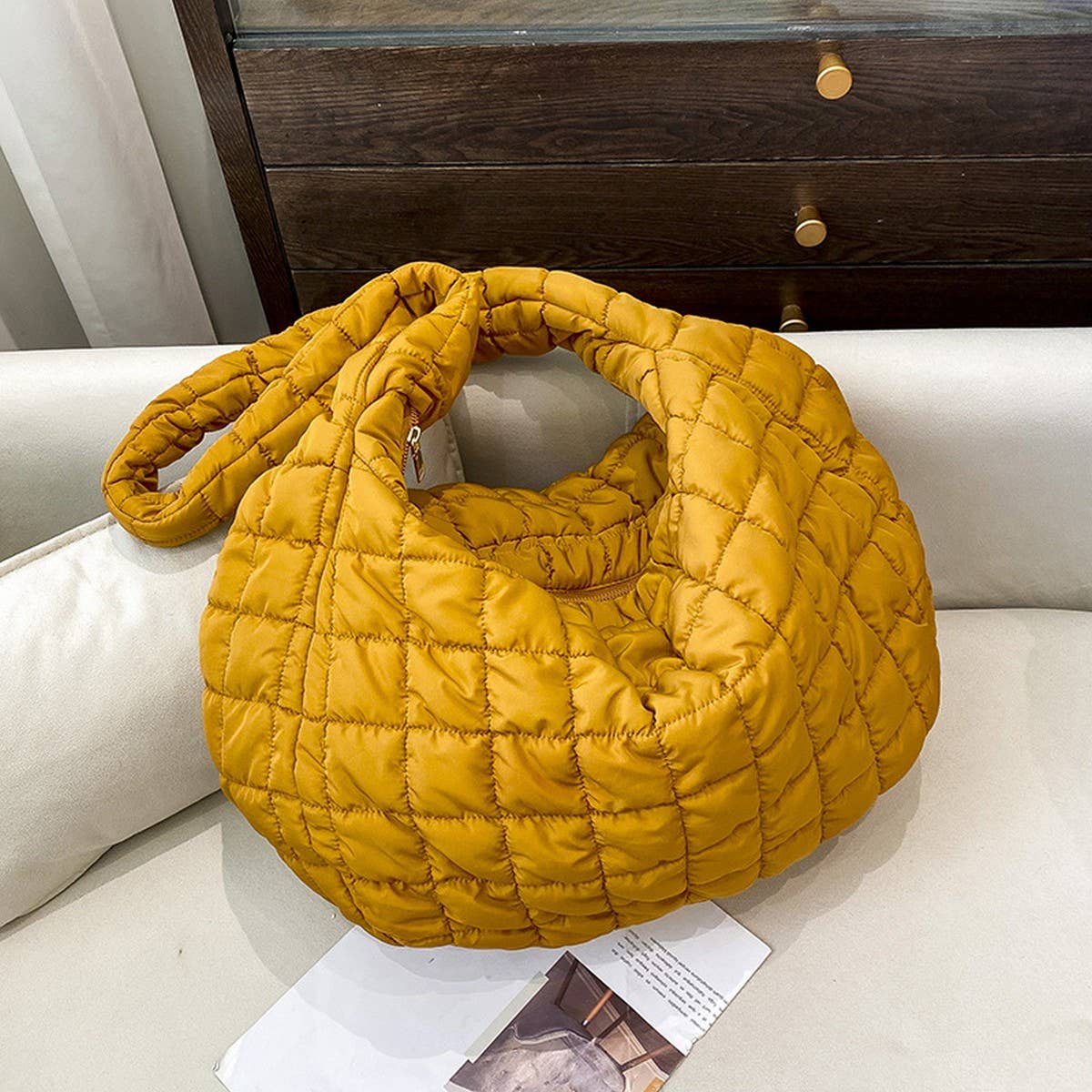 Large Puffy Cloud Tote Bag Shoulder Purse_CUAB00508