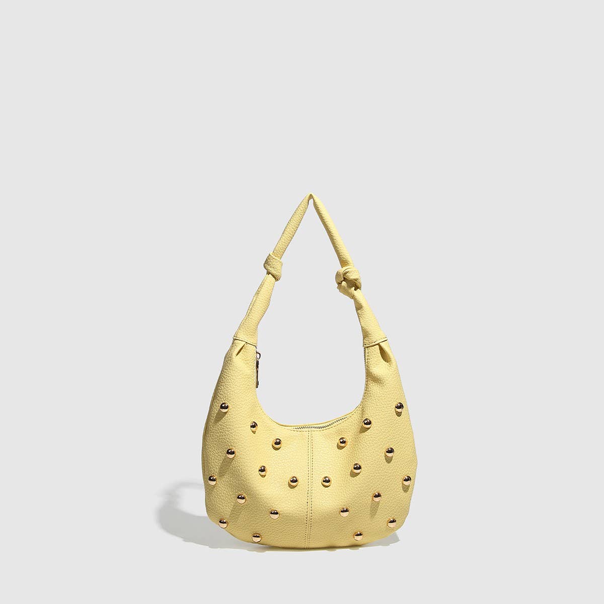 Metallic Studded Shoulder Bag for Women_CWAB5680