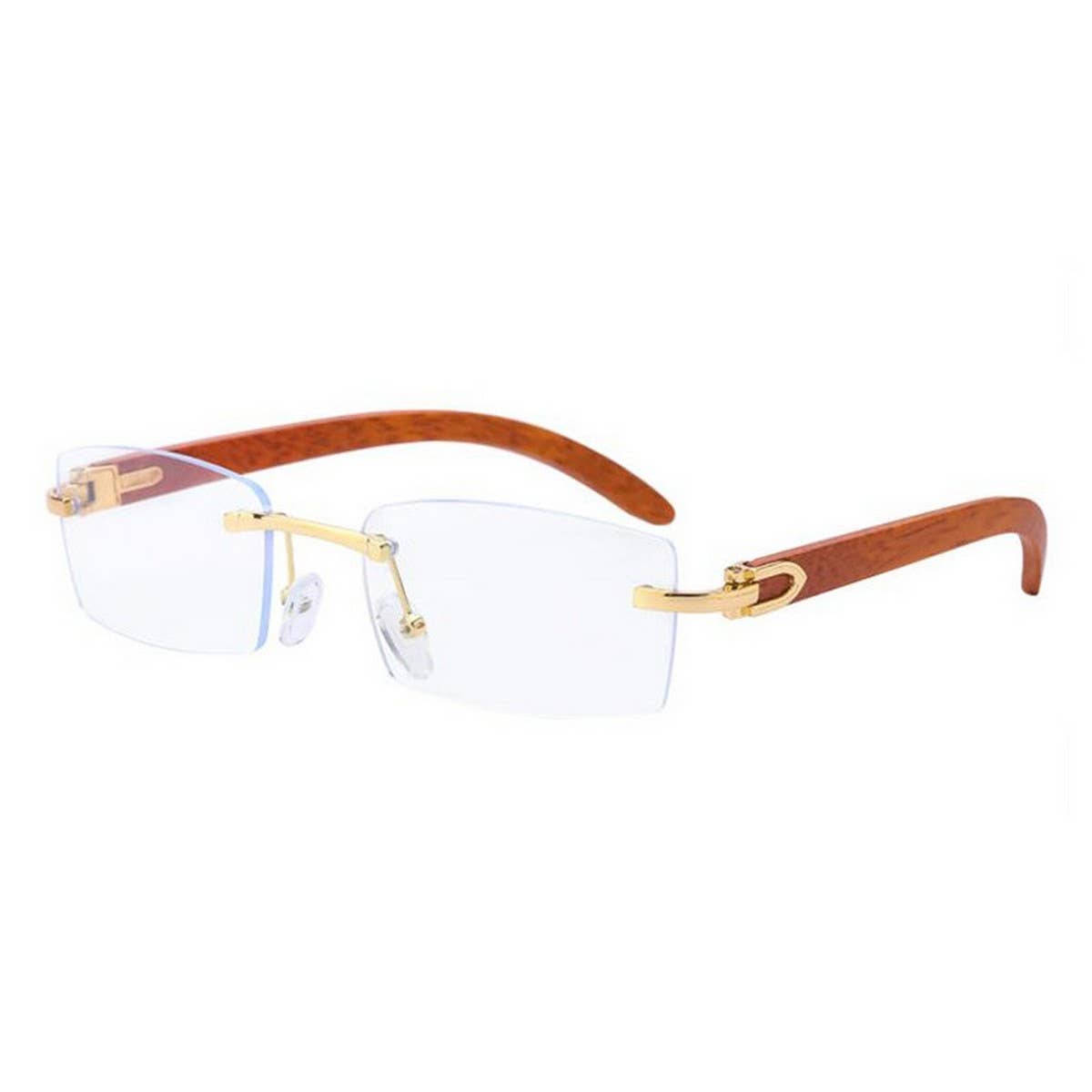 OCEAN FLAKE DIAMOND CUT FRAMELESS SUNGLASSES_CWASG0589