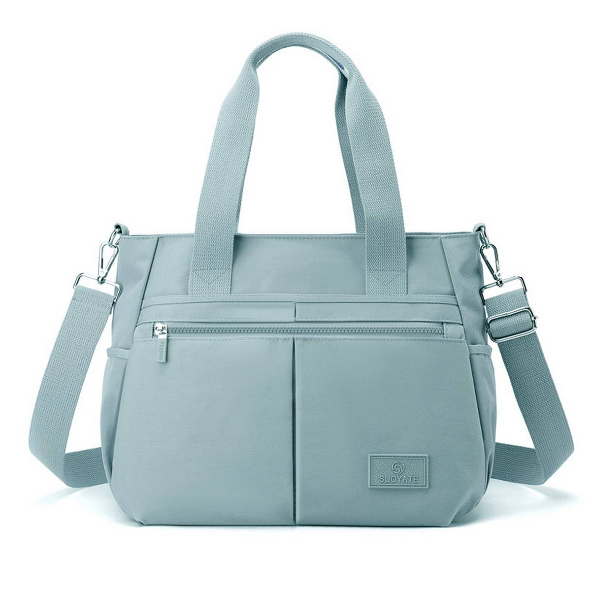 FASHION SOLID COLOR HANDBAG SHOULDER MESSENGER BAG_CWAB3445