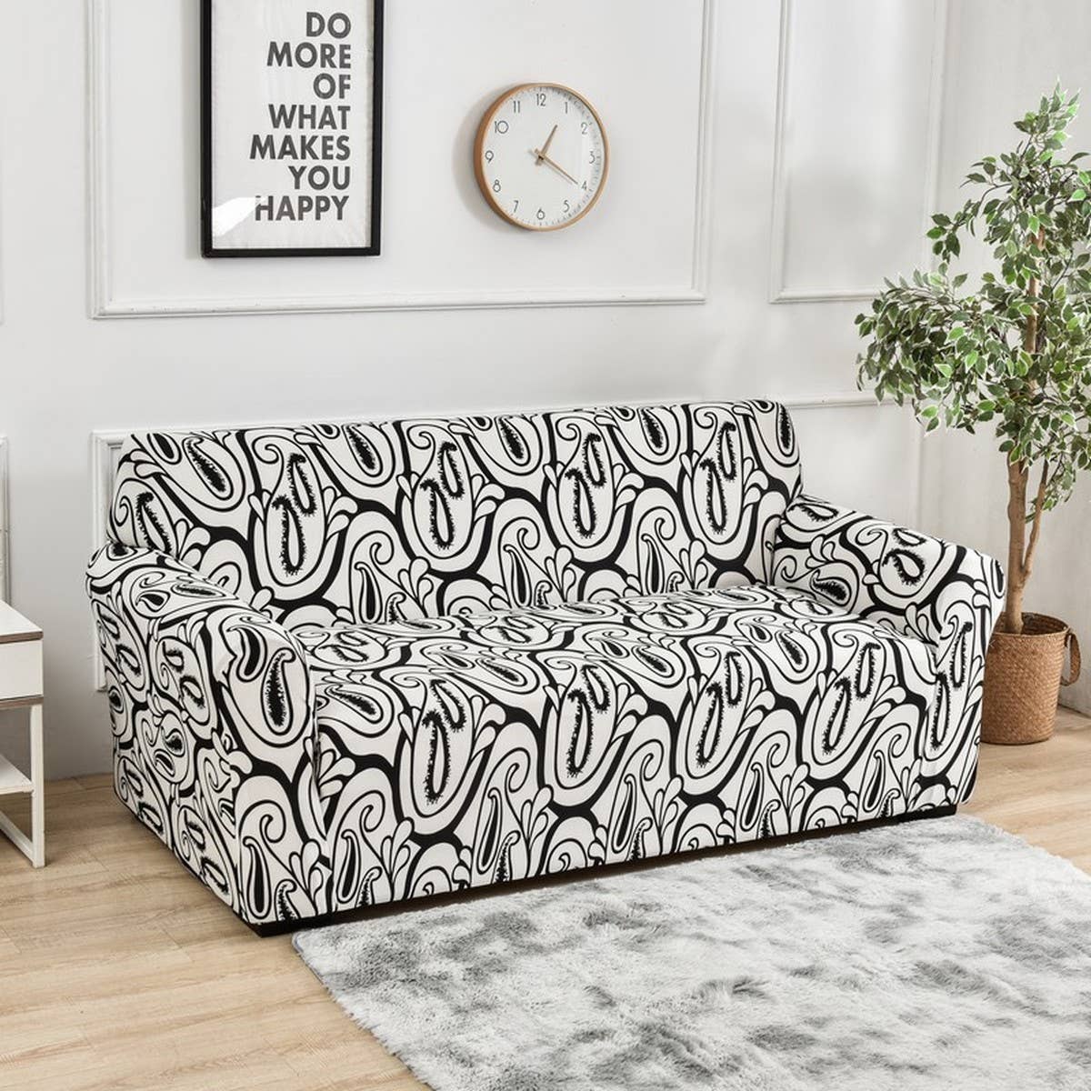 Stretch Sofa Cover, Full Wrap for All Seasons_CWMM8313