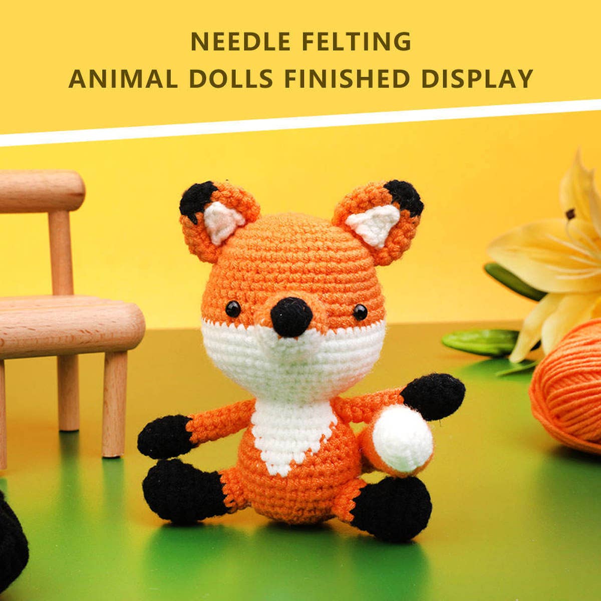 HANDMADE DIY DOLL CROCHET MATERIAL PACKAGE