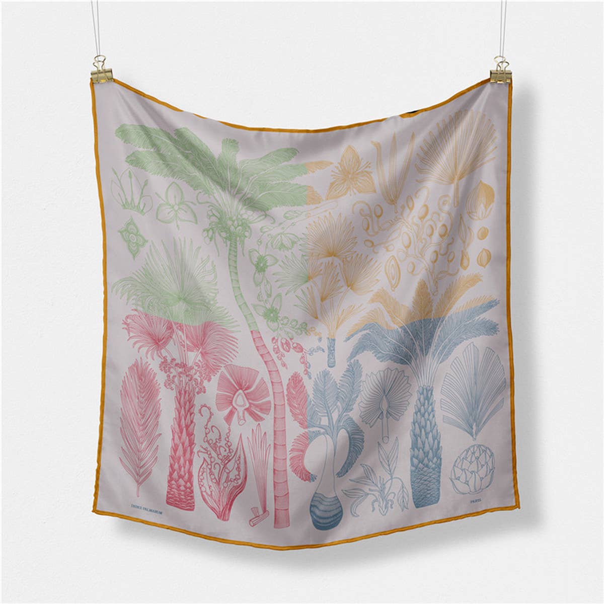 Vacation Beach Satin Scarf for Women, Sun