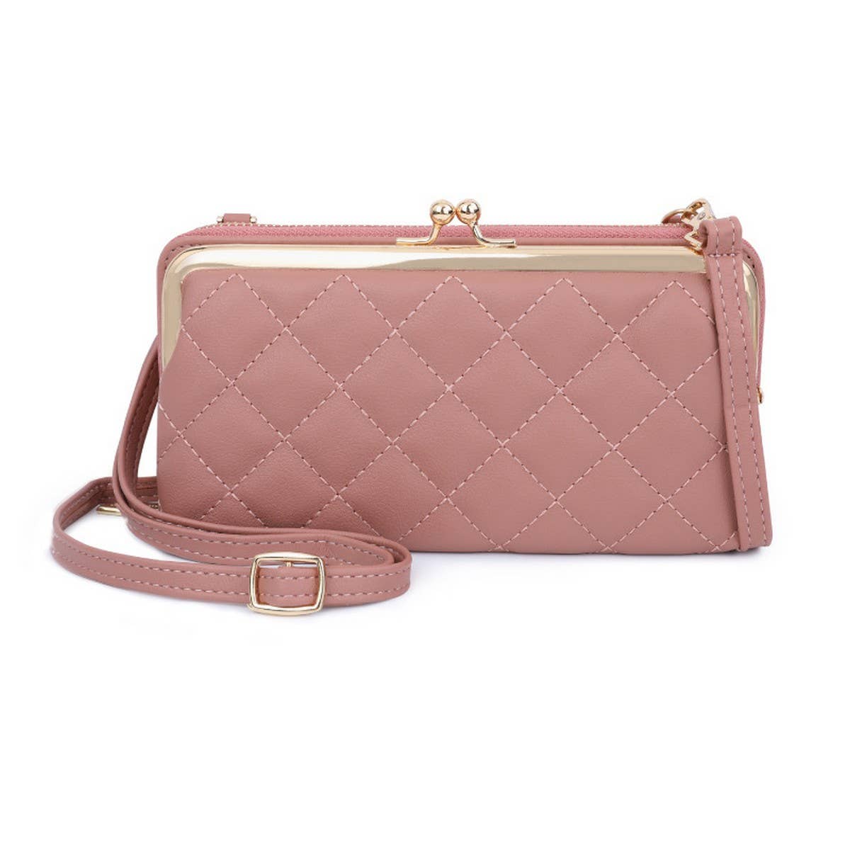 LOZENGE LARGE CAPACITY MULTIFUNCTIONAL SHOULDER BAG_CWAB1665