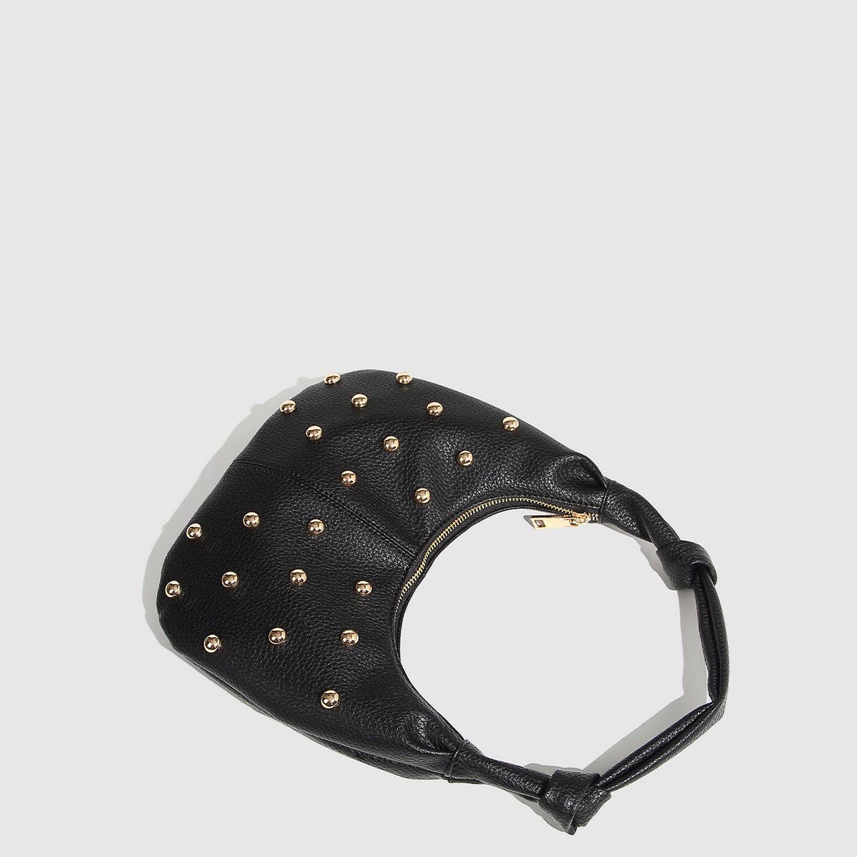 Metallic Studded Shoulder Bag for Women_CWAB5680