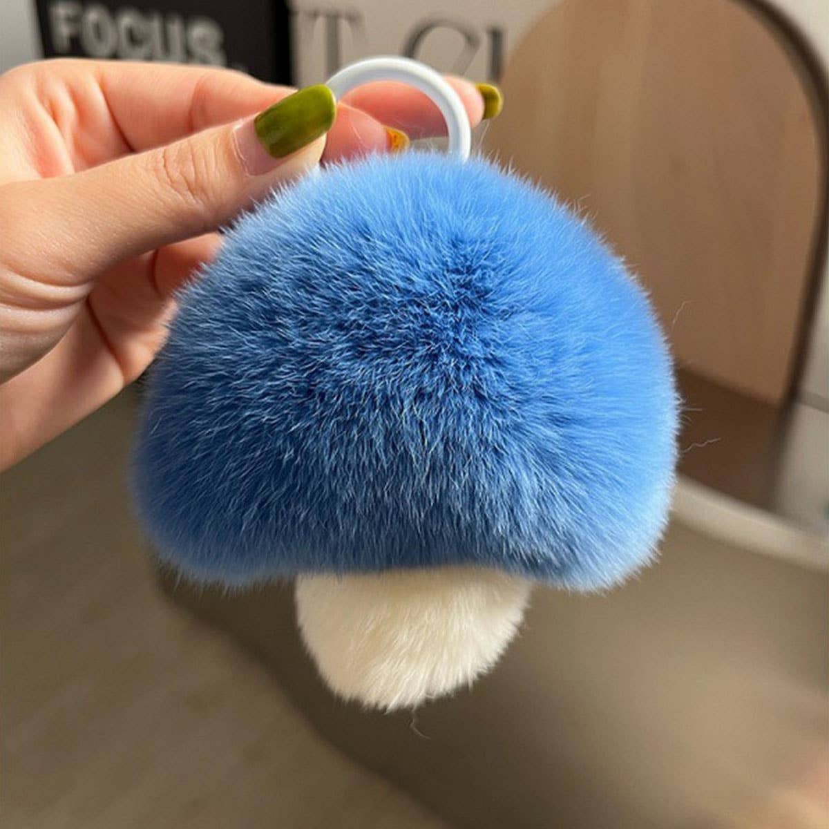 CUTE MUSHROOM KEYCHAIN PENDANT PLUSH ORNAMENT