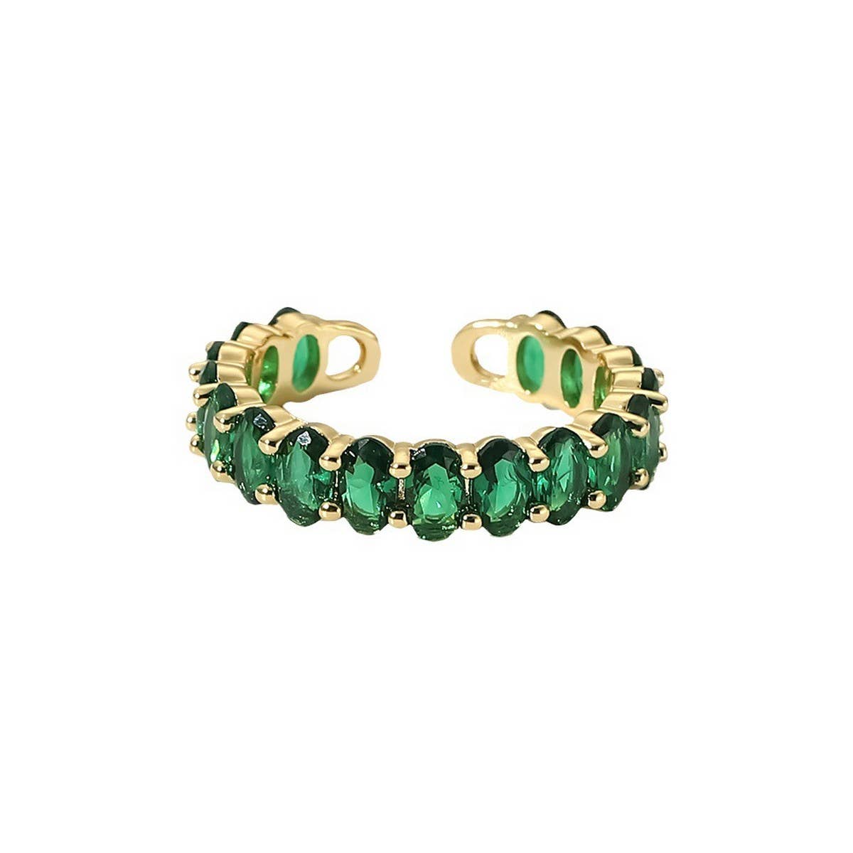 FASHIONABLE, VERSATILE AND COLOR-PROOF OPEN RING