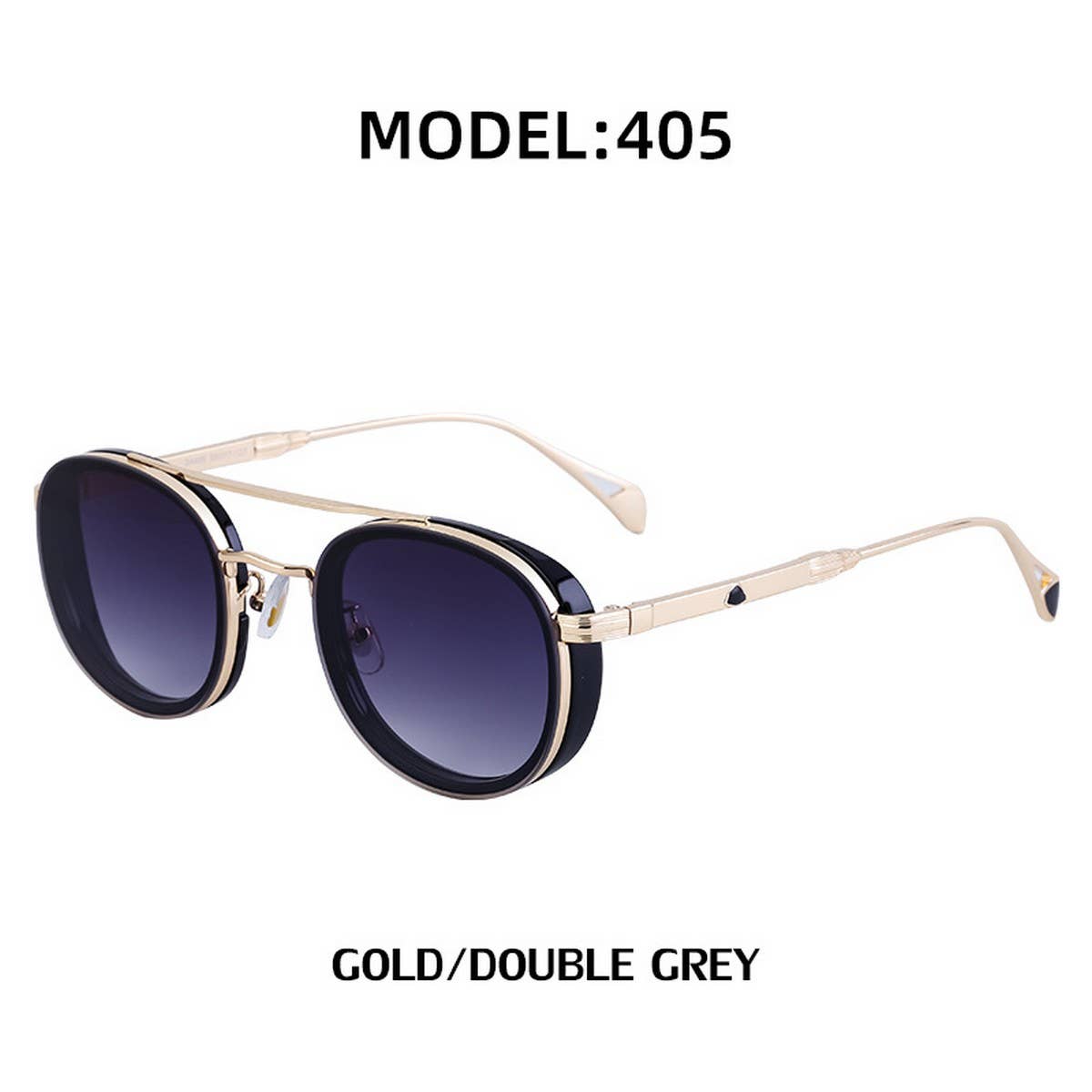 RETRO OVAL FRAME SIDE BAG SMALL FRAME SUNGLASSES_CWASG0708