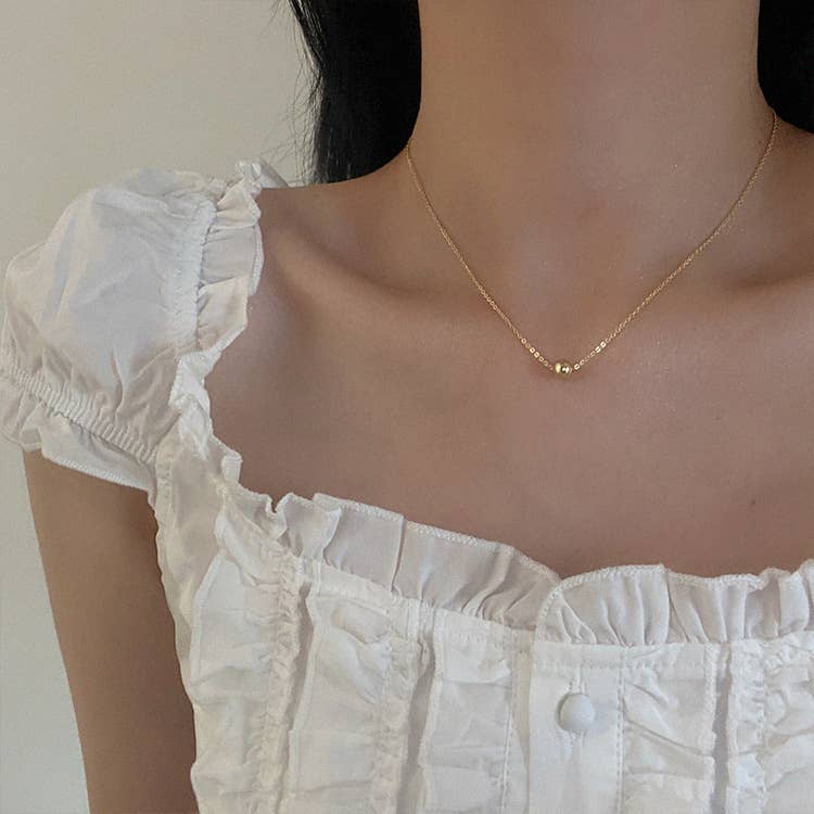 French retro freshwater pearl series necklace
