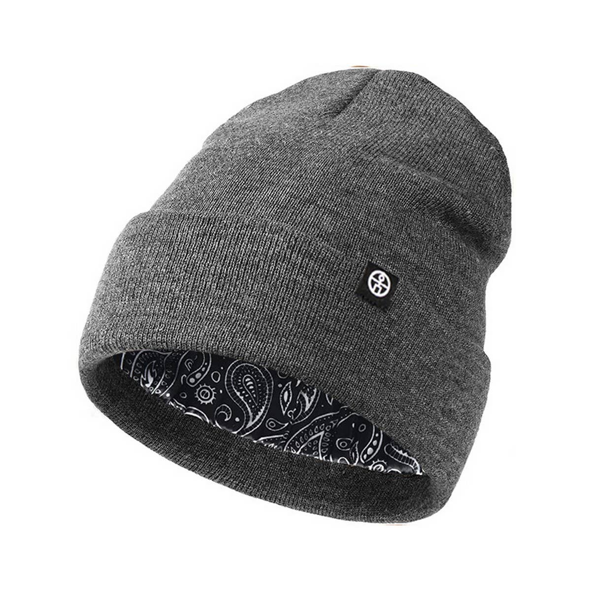 WINTER OUTDOOR WARM PULLOVER EARMUFFS KNITTED HAT_CWAH2454