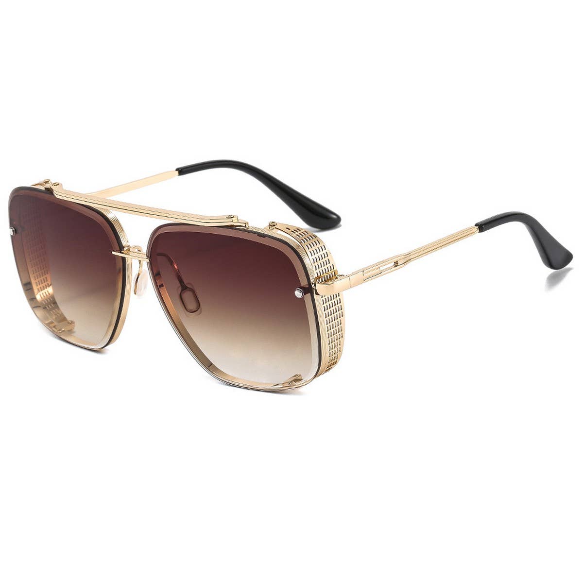 Trendy Unisex Metal Punk Flip-Up Sunglasses