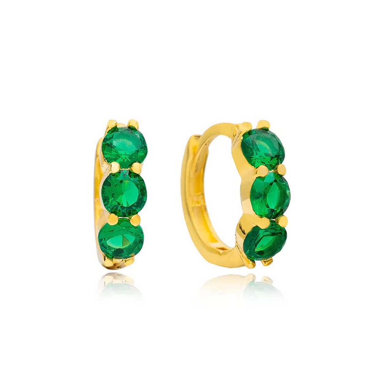 EUROPEAN AND AMERICAN COLORED GEMSTONE EARRINGS_CWAJE1765