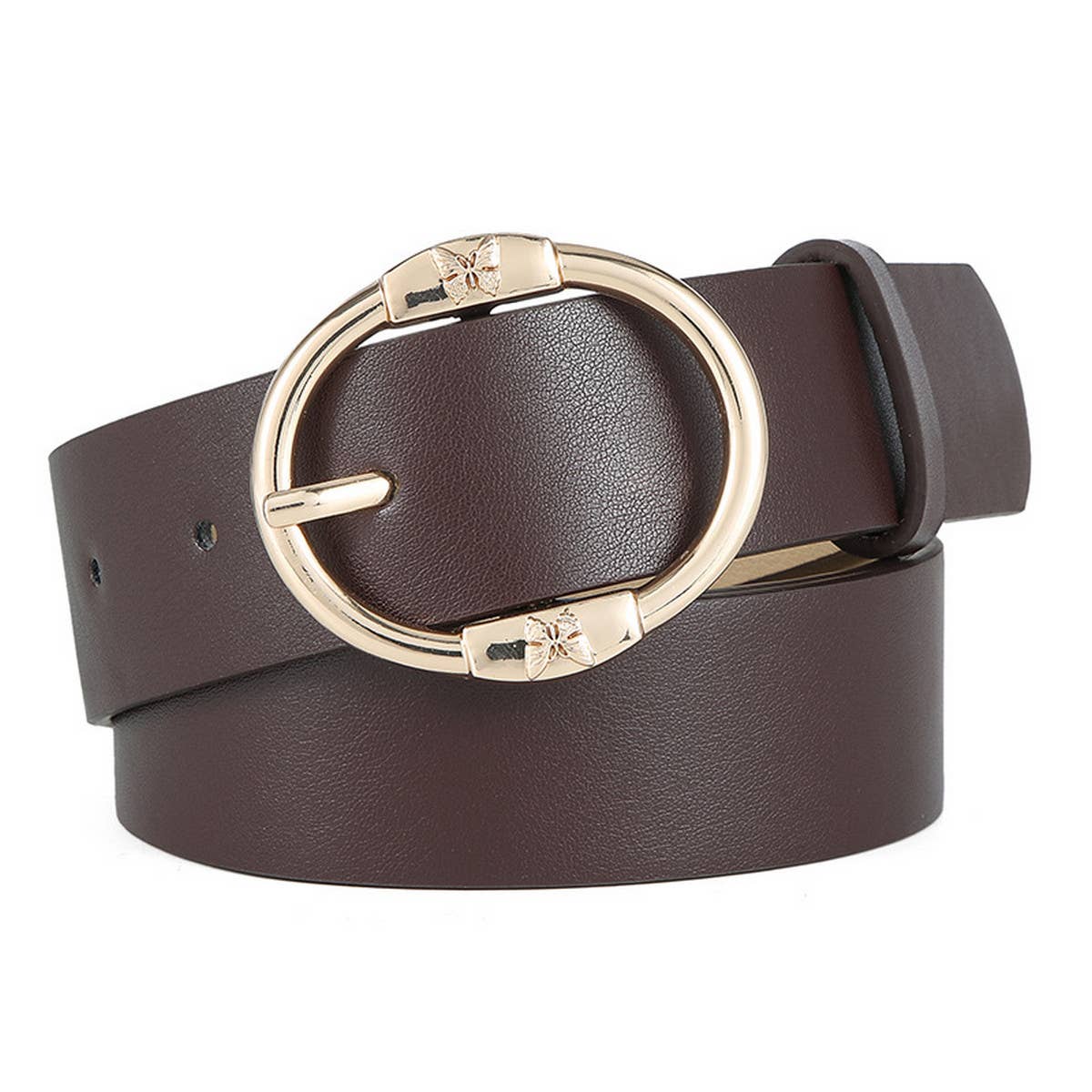 WOMEN ALL-MATCH OVAL PIN BUCKLE BELT_CWABE0591