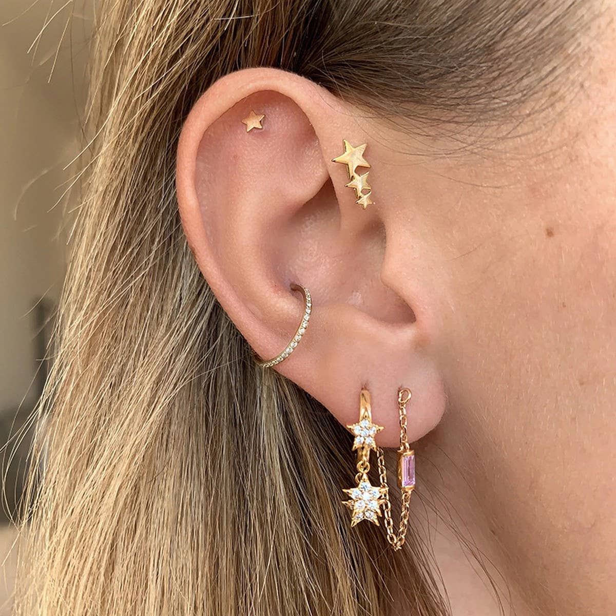 VERSATILE CHAIN TASSEL EARRINGS