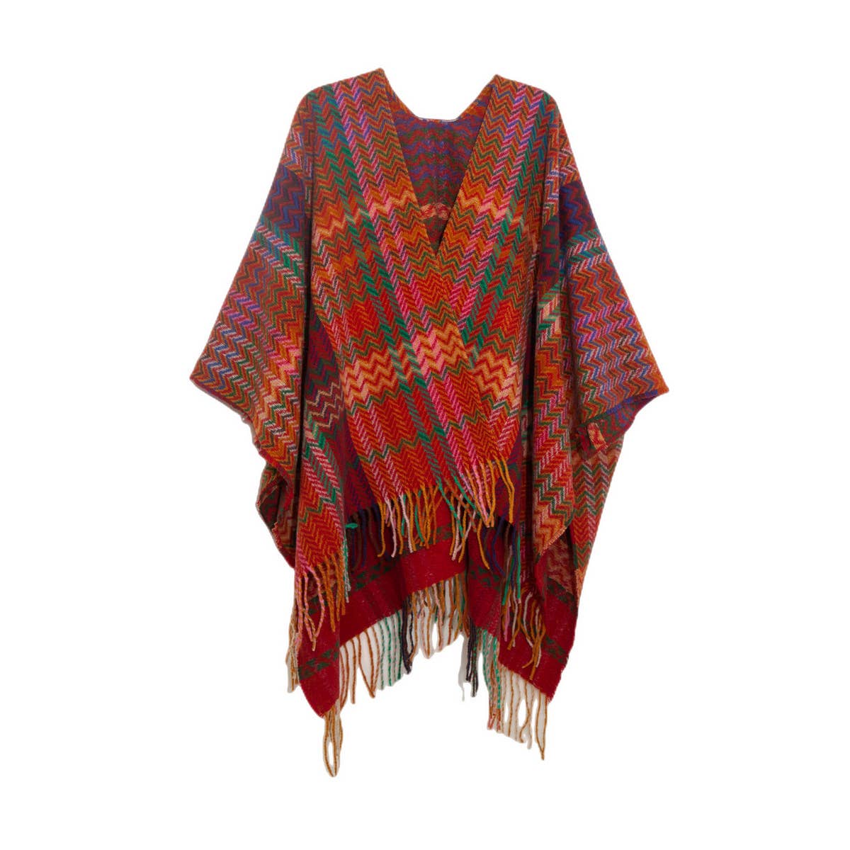 2024 NEW STYLE SHAWL WITH SLEEVES AND TASSELS_CWASC1204