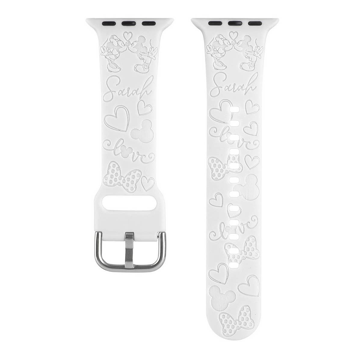IWATCH8-1 ENGRAVED SILICONE APPLE WATCH9 STRAP