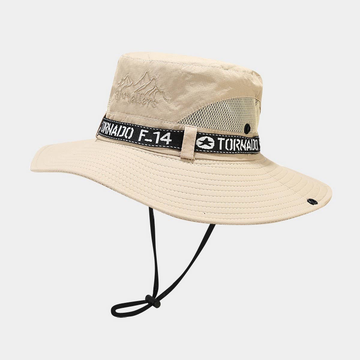 Breathable Wide Brim Sun Hat for Outdoor Fishing_CWAH3891