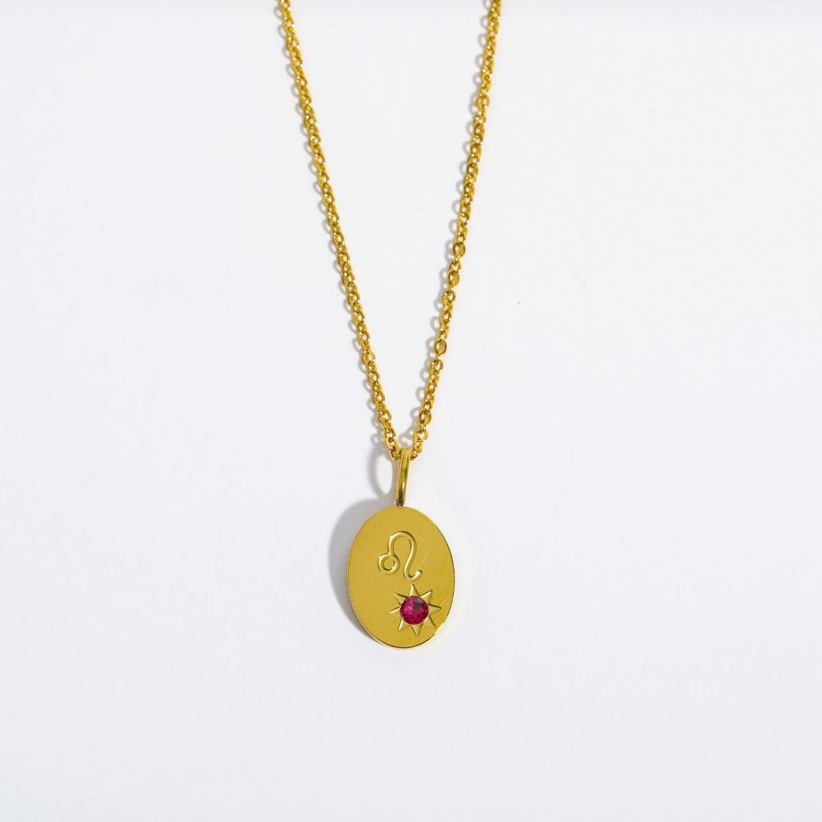 Stainless steel 26 letter zircon pendant necklace_CWMM5536