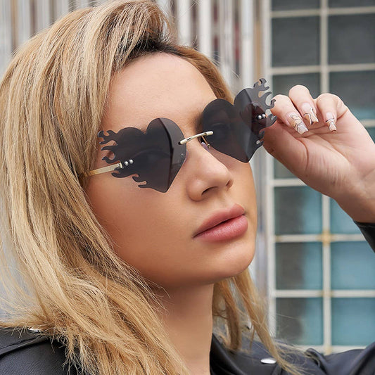 FASHION PERSONALITY HEARTBROKEN LOVE SUNGLASSES_CWASG0703