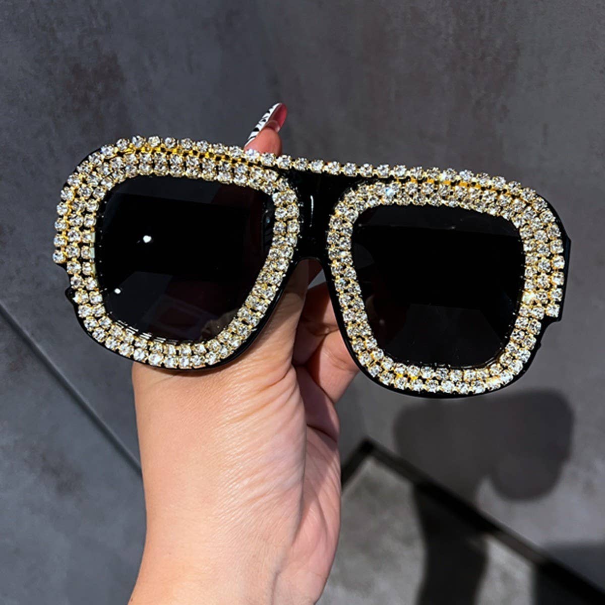PERSONALIZED LARGE FRAME FASHION SUNGLASSES_CWASG0821