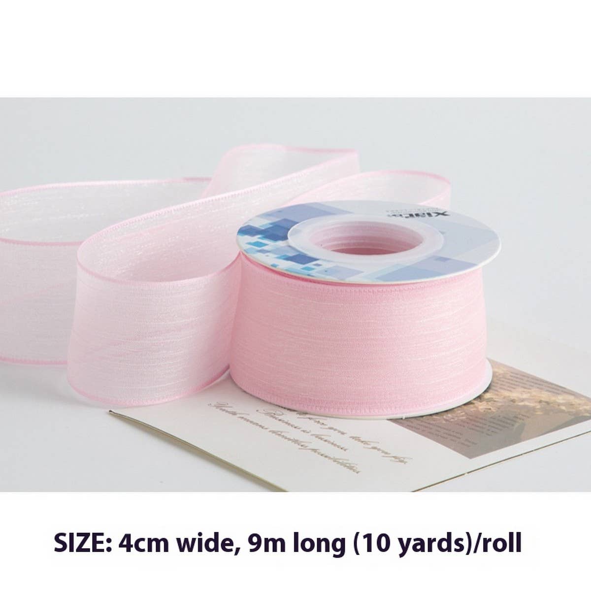 DIY BOW HAIR ACCESSORIES SNOW YARN RIBBON