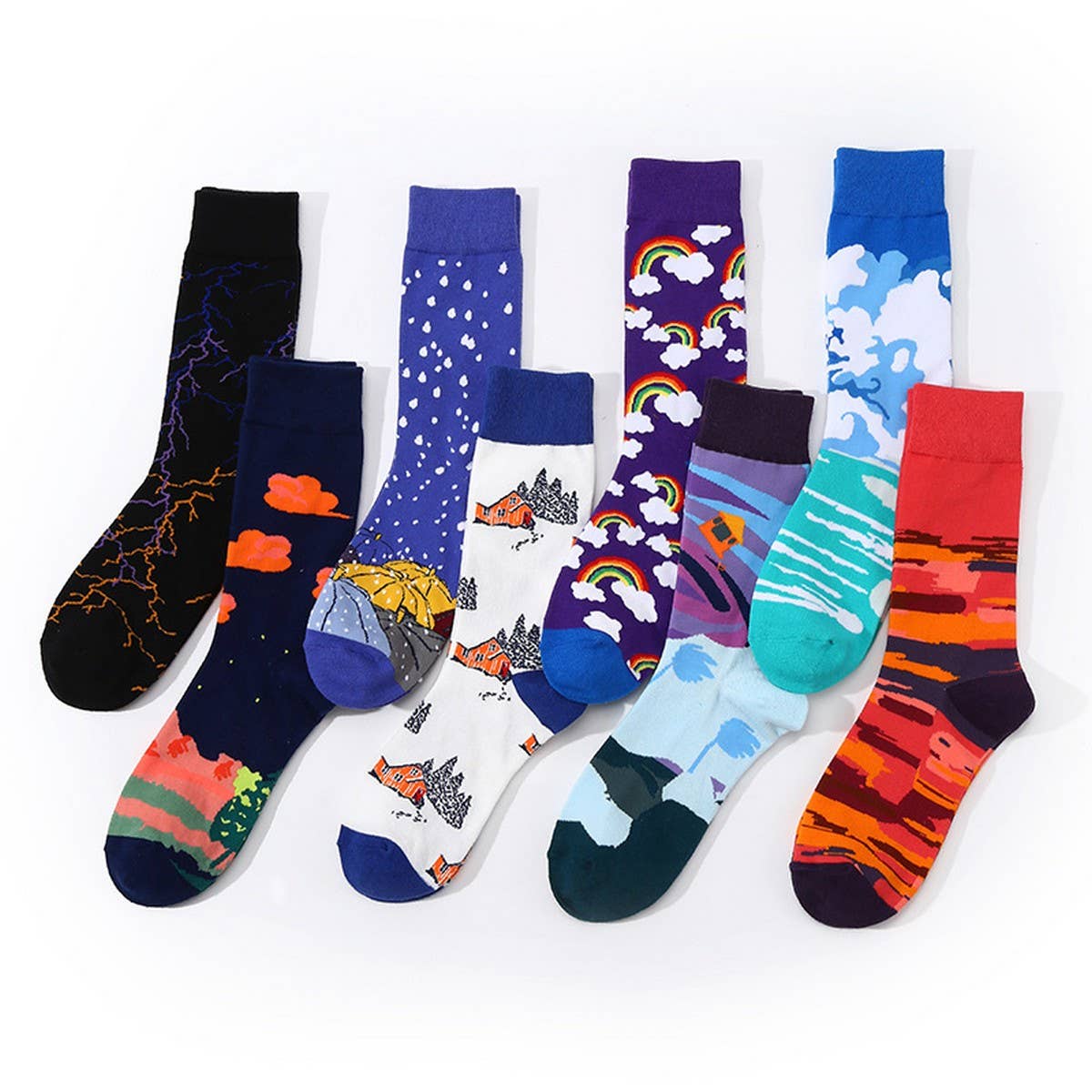 WEATHER SERIES PERSONALIZED PRINTED SOCKS