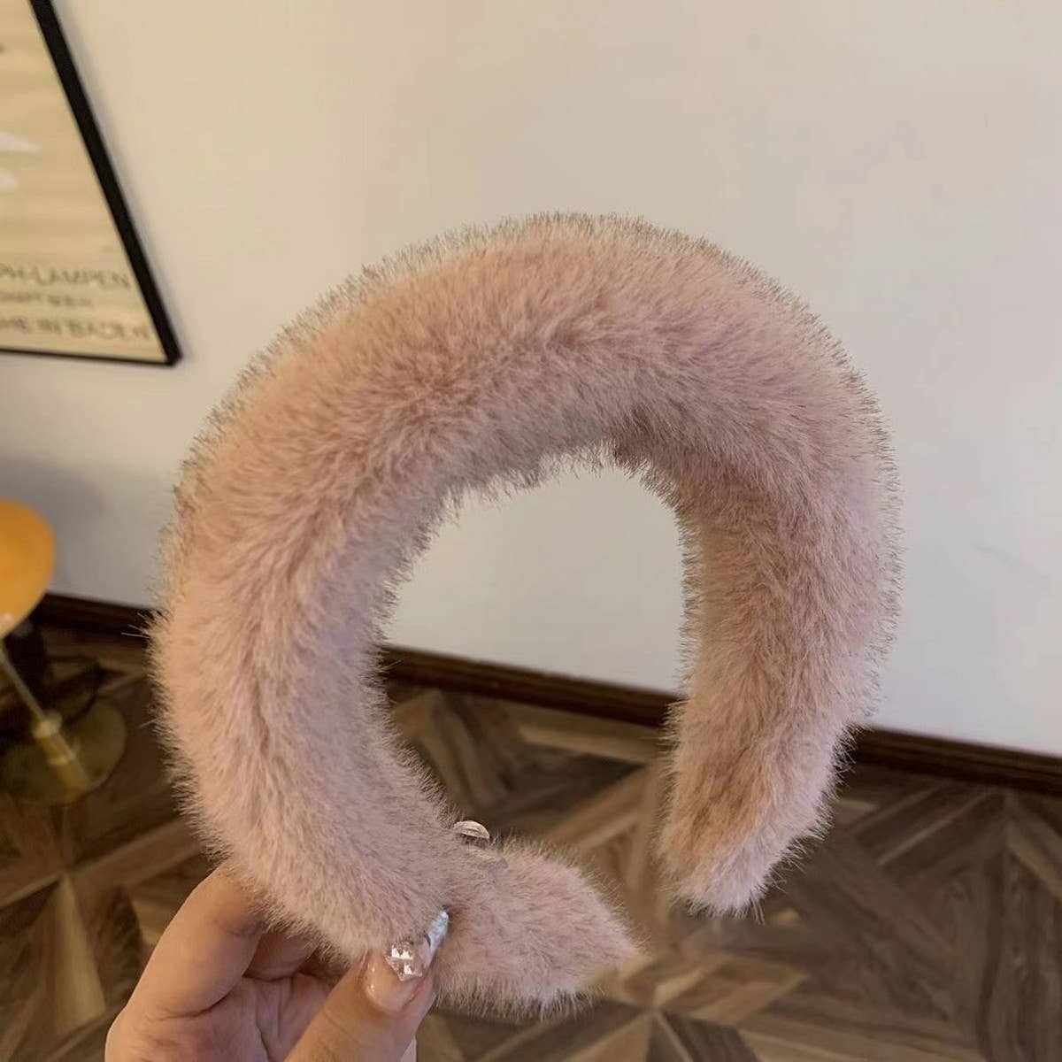 NEW WIDE BRIM PLUSH HEADBAND_CWAHA1716