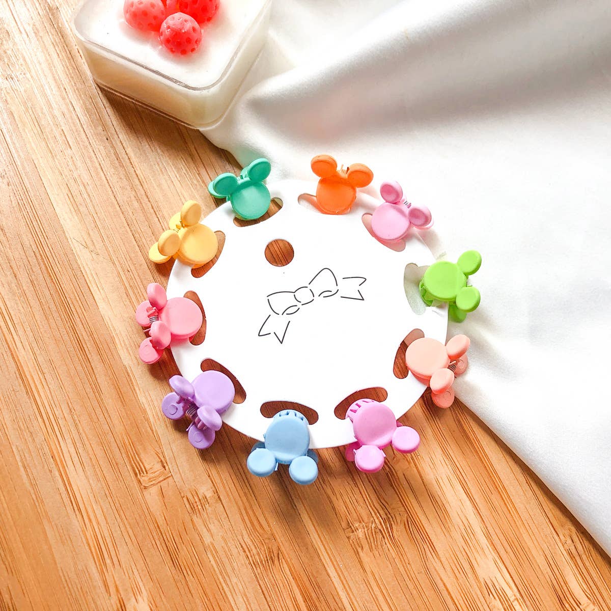 Sweet candy-colored hair clip ten-piece set