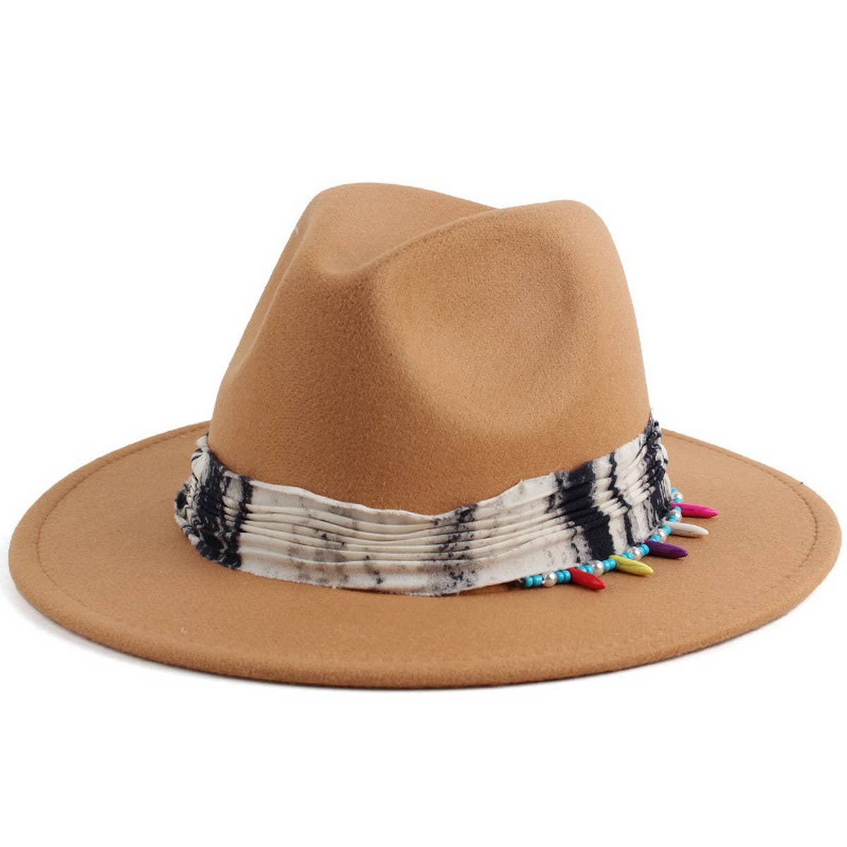 AUTUMN AND WINTER TIE-DYE PANAMA HAT_CWAH1886