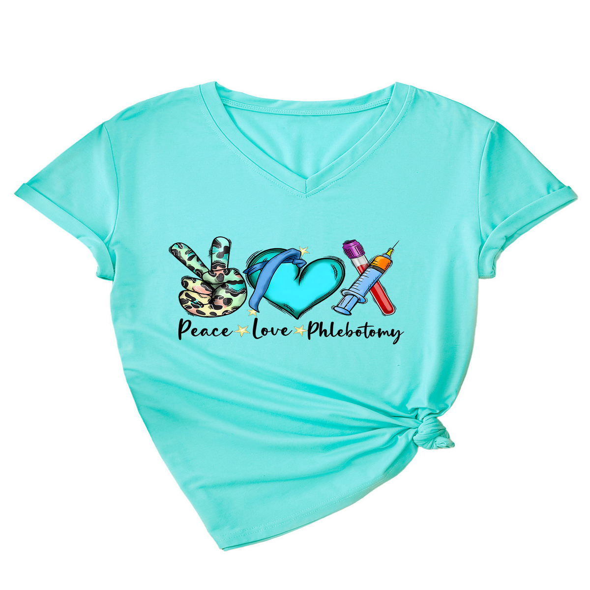 Women?™s V-Neck Tee ??Trendy & Fashionable_CWTTS1540