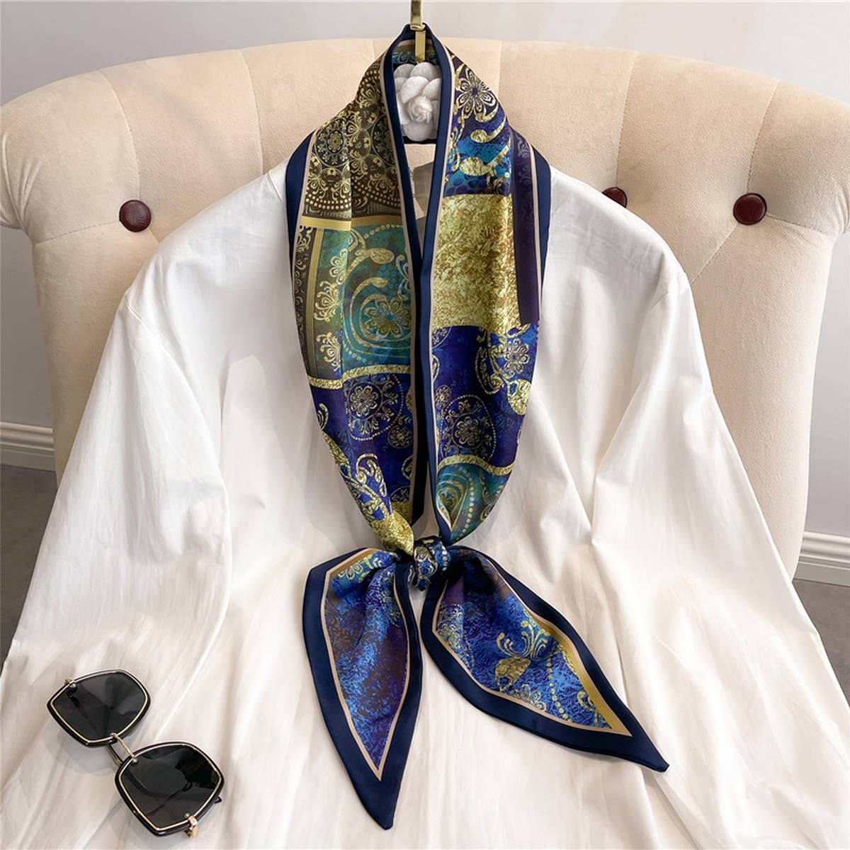 FASHIONABLE AND VERSATILE DOUBLE-LAYER HEAD SCARF_CWASC1513