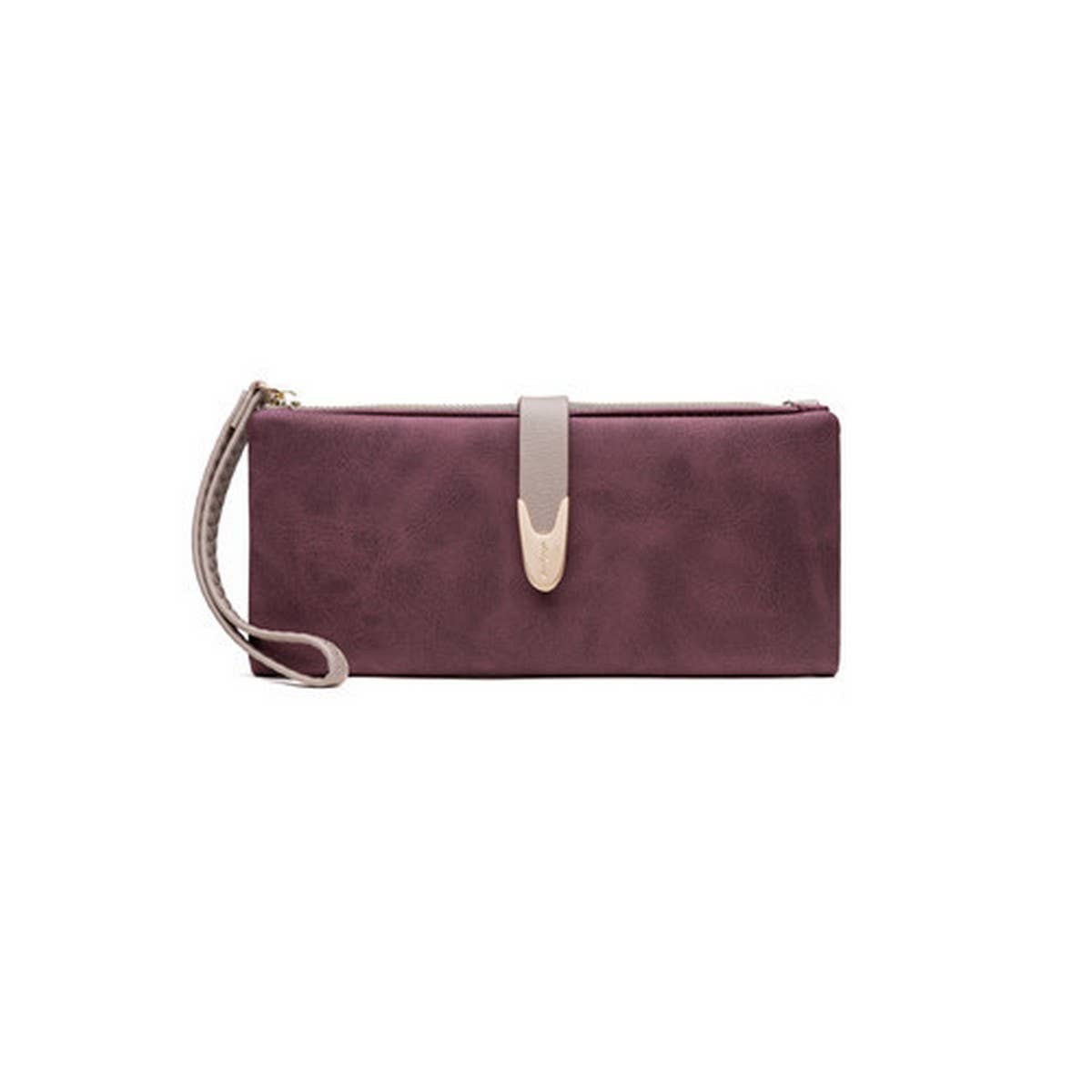 CASUAL FASHION BUCKLE LONG WOMEN'S WALLET_CWAB2335