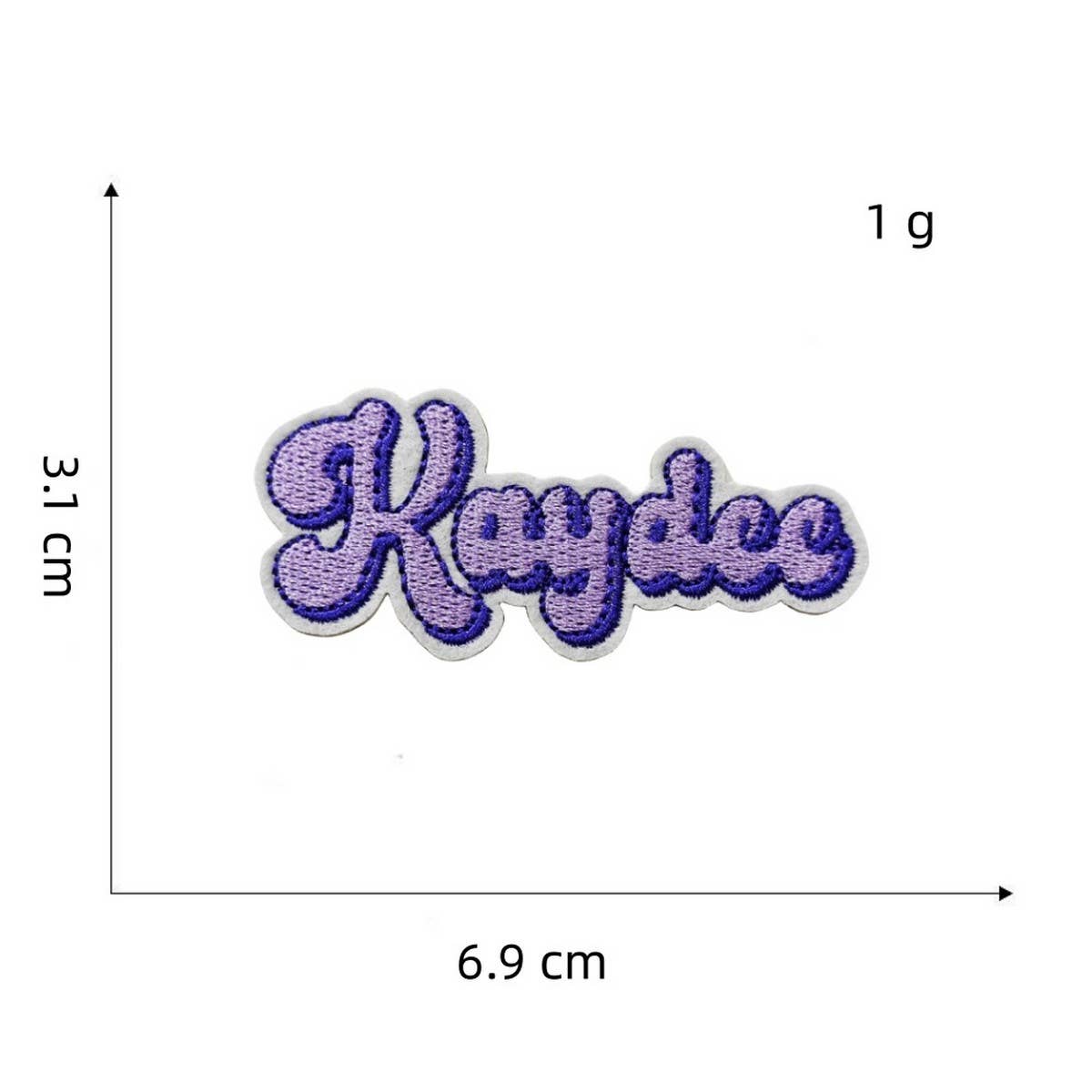 NEW PURPLE SERIES EMBROIDERED CLOTH PATCHES