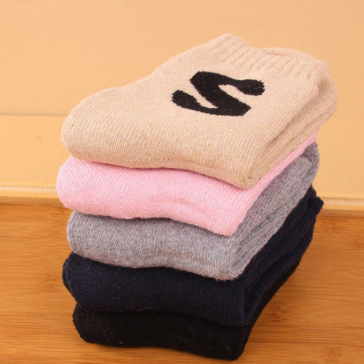 2024 NEW LOVE DEER RABBIT 5 PAIRS SOCKS_CWMS0700