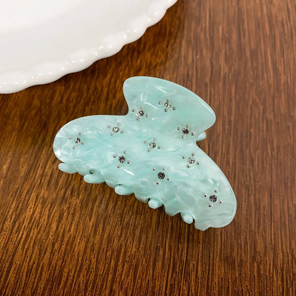 Rhinestone Acrylic Hair Claw ? 6.5cm Chic Clip_CWAHA1485