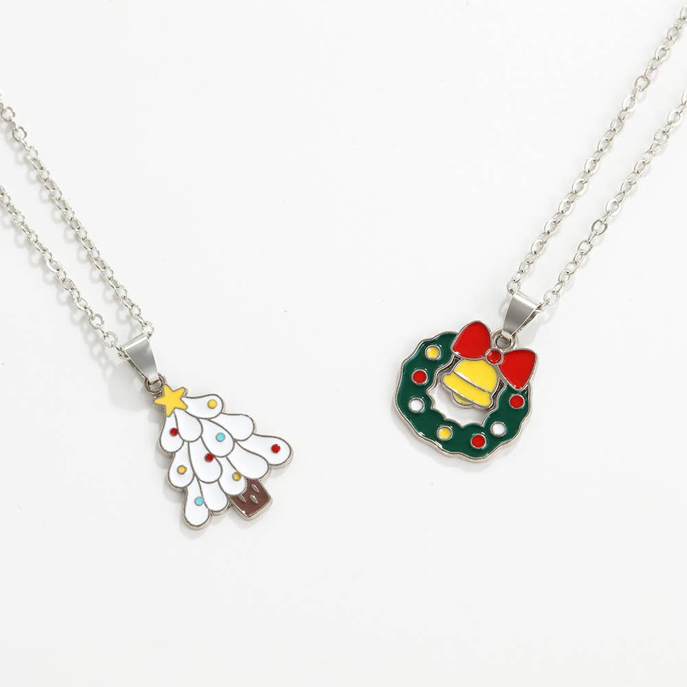 ALLOY DRIPPING OIL CARTOON CHRISTMAS ORNAMENT
