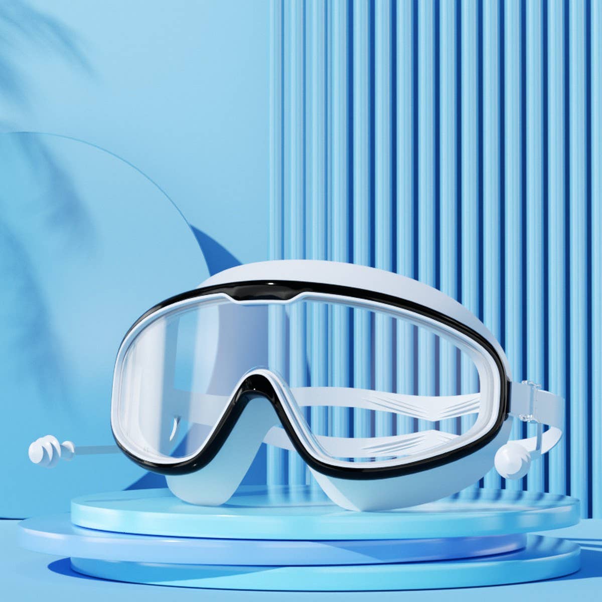 Pro HD Swim Goggles & Cap Set ??Anti-Fog Adult_CWMM6641