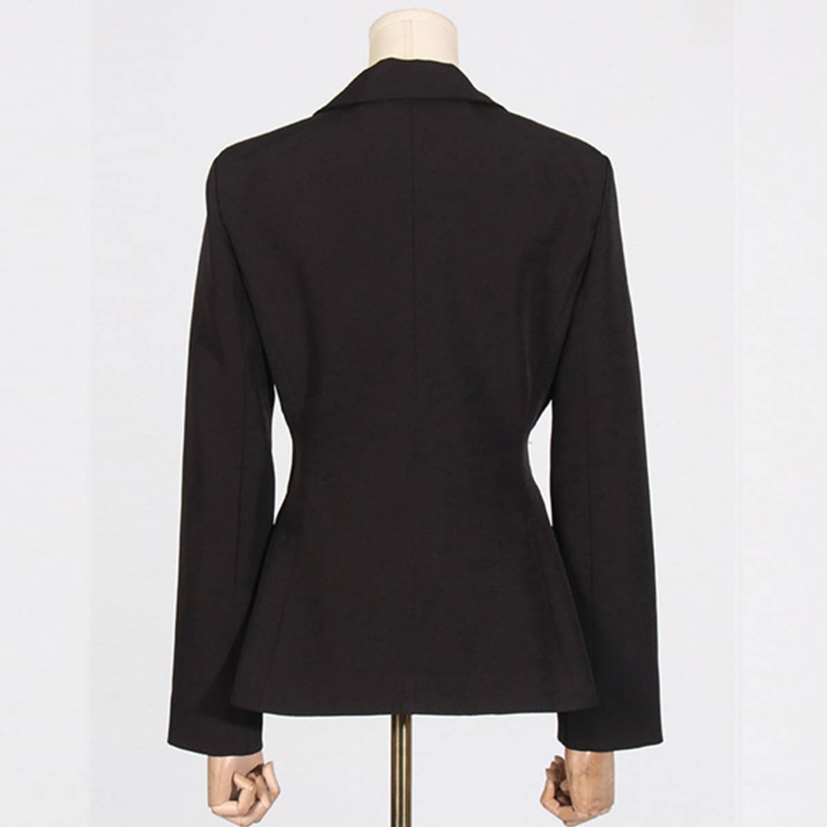 Spring Elegant V-Neck Sequin Blazer Jacket_CWOCO1230