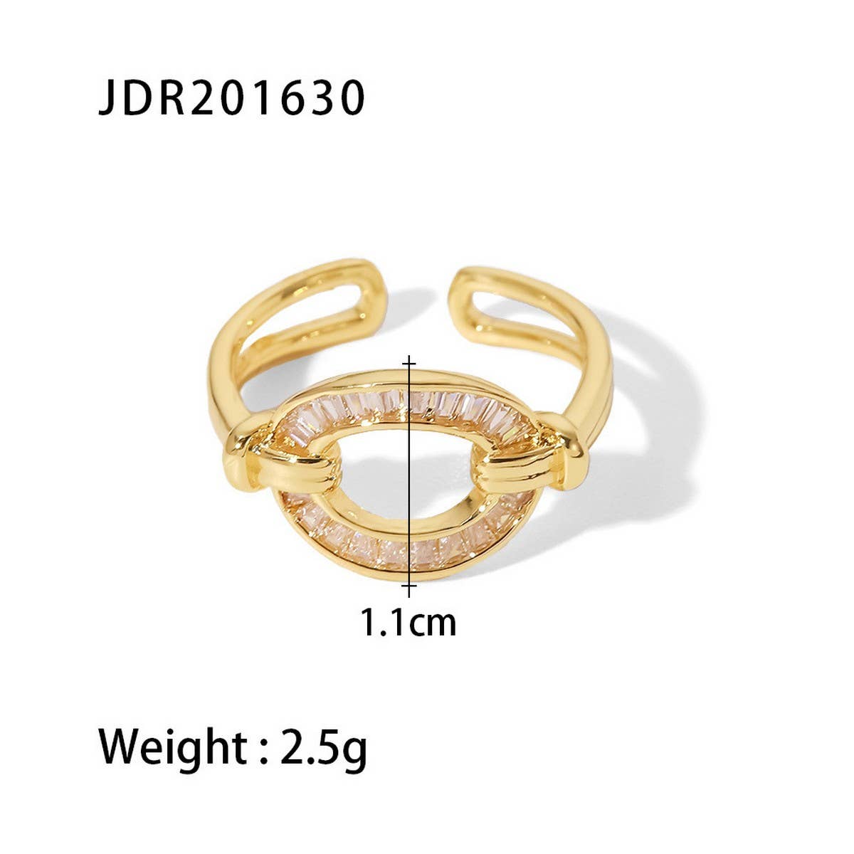 HORSESHOE BUCKLE OPEN VERSATILE RING