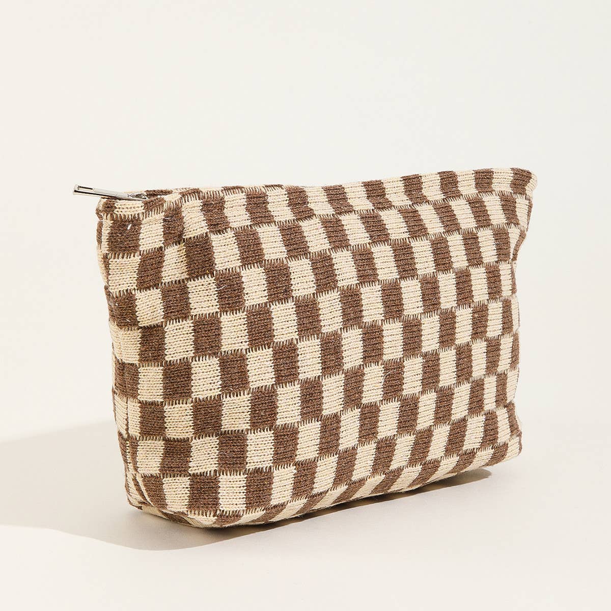 LARGE PLAID WASH BAG COSMETIC BAG_CWAB1034