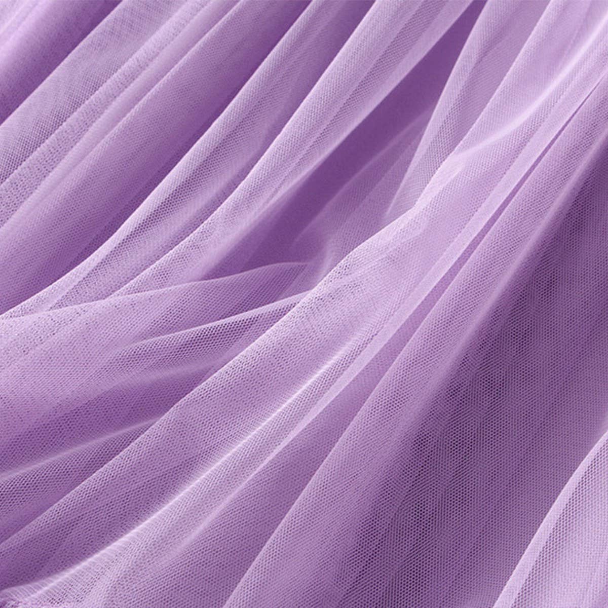 Sweet Ruffle Tulle A-Line Flared Puff Skirt