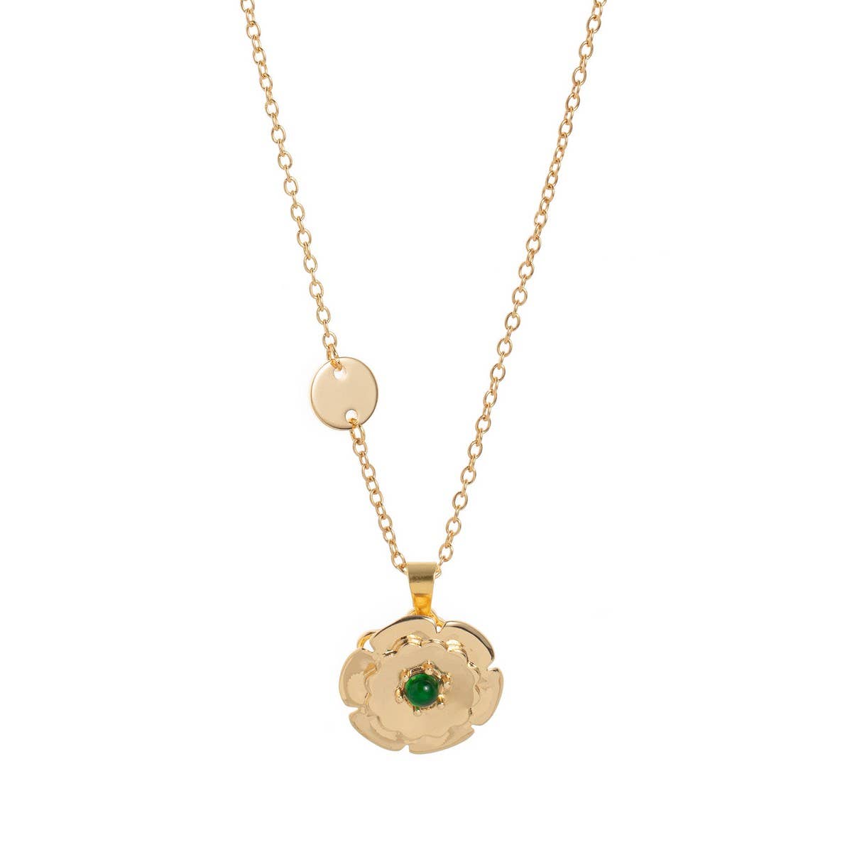 Spinning December Flower Necklace ??Lucky Bloom_CWMM6969