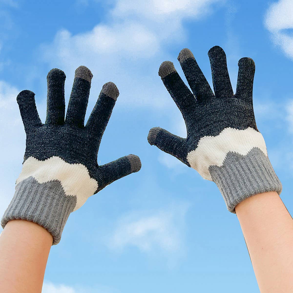 Cute Knit Gloves for Women ? Touchscreen Warm_CWAG0147